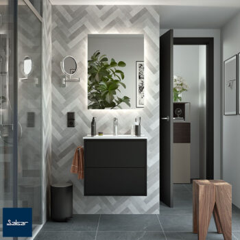 Salgar meuble de salle de bain OPTIMIS 600 noir