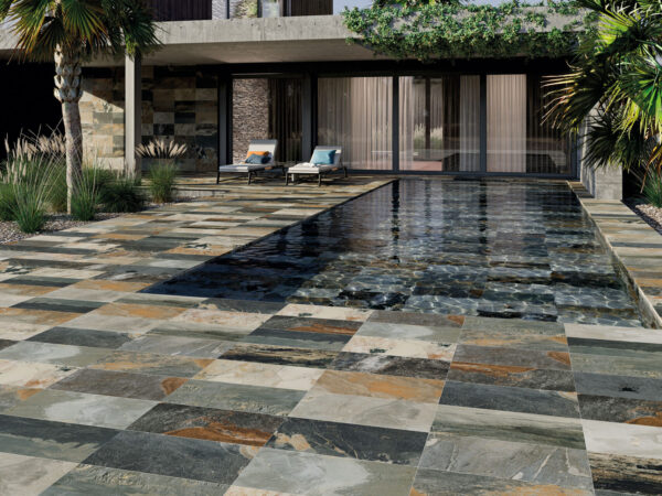 Carrelage pierre de Bali pour piscine / terrasse / intérieur New Tiles - référence BALI NT010