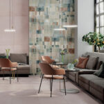 Carrelage grand format 60x120cm imitation papier peint Dado WALLPAPERS - motif FANTASY