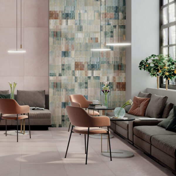 Carrelage grand format 60x120cm imitation papier peint Dado WALLPAPERS - motif FANTASY