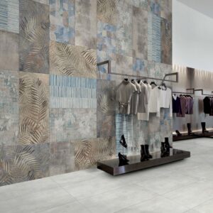 Carrelage grand format 60x120cm imitation papier peint Dado WALLPAPERS