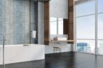 Carrelage grand format 60x120cm imitation papier peint Dado WALLPAPERS - motif LINES