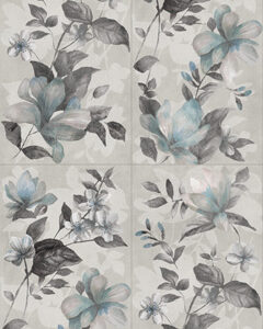 Carrelage grand format 60x120cm imitation papier peint Dado WALLPAPERS - motif FIORE