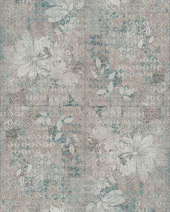Carrelage grand format 60x120cm imitation papier peint Dado WALLPAPERS - motif FOLIAGE
