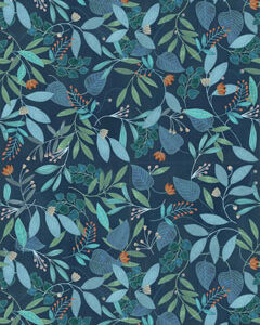 Carrelage grand format 60x120cm imitation papier peint Dado WALLPAPERS - motif BLUE FOREST