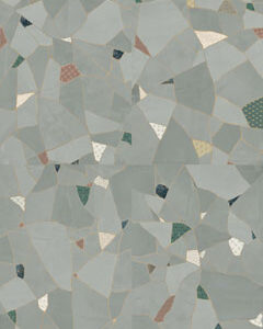 Carrelage grand format 60x120cm imitation papier peint Dado WALLPAPERS - motif KINTSUGI