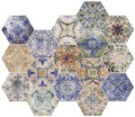 Carrelage hexagonal patchwork mexicain Itt VERACRUZ