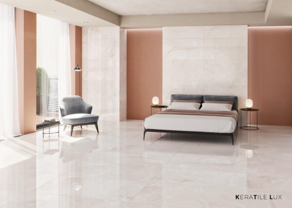 Carrelage marbre beige poli Keratile BAIKAL 60x120cm