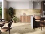 Carrelage travertin dalle sur sol et mur cuisine - New Tiles IZMIR