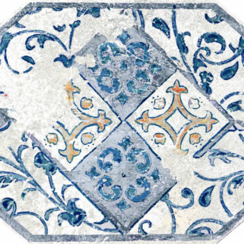 Carrelage patchwork sol et mur - Codicer ALBUFERA Kayak - carreau hexagonal