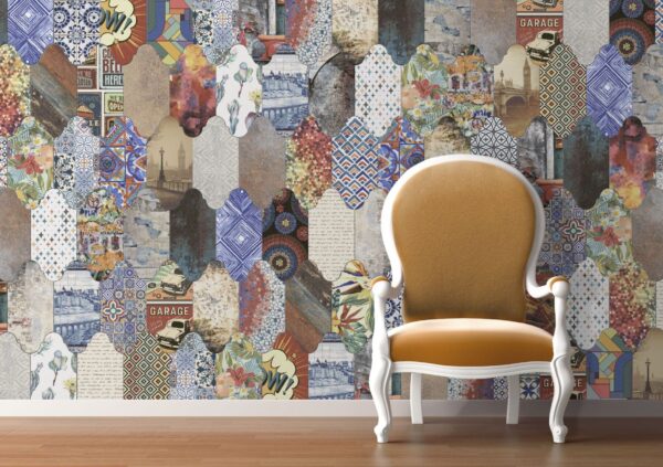 Carrelage patchwork sol et mur Codicer HOXO