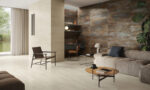 Carrelage italien marbré et métallisé Naxos BOLD - Salon
