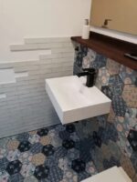 Carrelage hexagonal patchwork Cevica GOOD VIBES - Lavabo