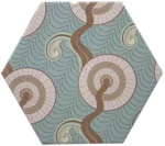 Motif du carrelage hexagonal Cevica GOOD VIBES - DECO 2