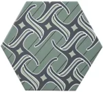 Motif du carrelage hexagonal patchwork Cevica GOOD VIBES - DECO 4