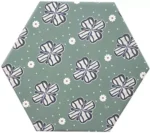 Motif du carrelage hexagonal patchwork Cevica GOOD VIBES - DECO 7