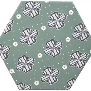 Motif du carrelage hexagonal patchwork Cevica GOOD VIBES - DECO 7
