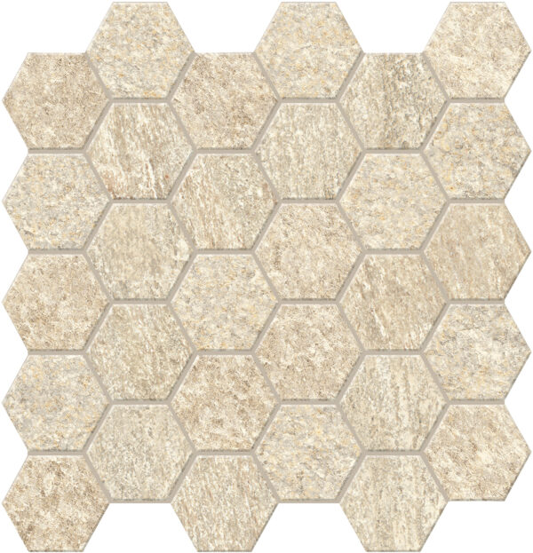 Carrelage déco hexagonal pierre Unicom Starker ARENITE - couleur ORO