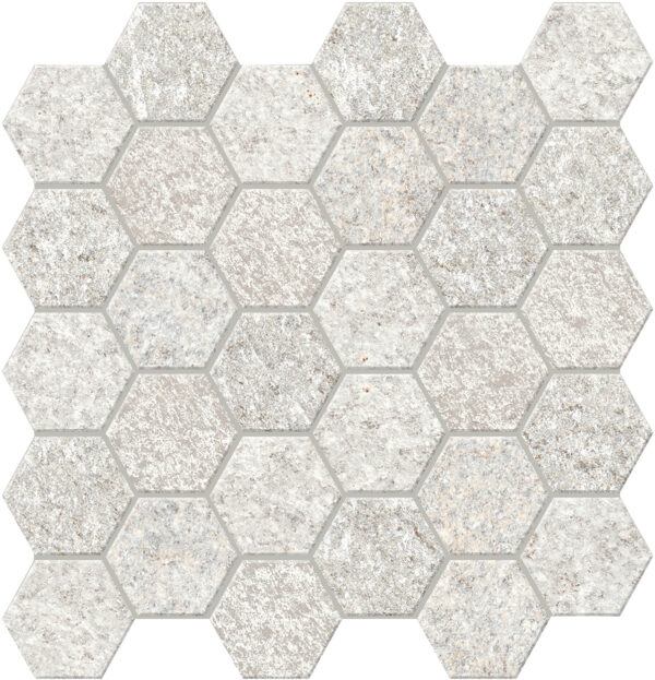 Carrelage déco hexagonal pierre Unicom Starker ARENITE - couleur PERLA
