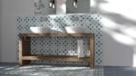 Carrelage sol et mur imitation carreaux de ciment Unicom Starker RÊVERIE - déco Rêverie 12
