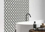 Carrelage mural salle de bain imitation carreaux de ciment Unicom Starker RÊVERIE - déco Rêverie 2