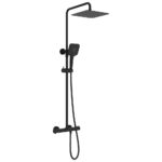 Colonne de douche noire thermostatique O'Design FIGARO - couleur Noir