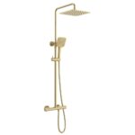 Colonne de douche thermostatique O'Design FIGARO - couleur Or Brossé