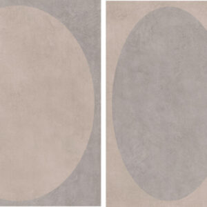 Carrelage ciment noir Unicom Starker LIVING - décor SABBIA