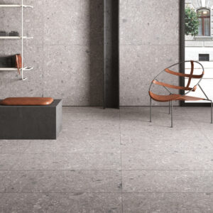 Carrelage terrazzo gris Unicom Starker PIETRA DI GRE - couleur GRIGIO