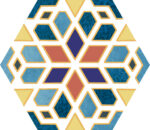 Carrelage andalou hexagonal Codicer KIMRI - motifs géométriques arabesques