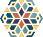 Carrelage andalou hexagonal Codicer KIMRI - motifs géométriques arabesques