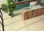 Carrelage sol antidérapant R10 Cevica KROMATIC - couleur beige CREAM