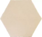 Carrelage hexagonal sol et mur pâte rouge - Cevica MARRAKECH couleur sable ARENA