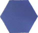 Carrelage hexagonal sol et mur pâte rouge - Cevica MARRAKECH couleur bleu AZUL