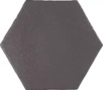 Carrelage hexagonal sol et mur pâte rouge - Cevica MARRAKECH couleur NOIR