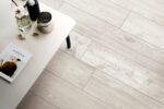 Carrelage imitation parquet Gardenia JUST-CODE 20x120cm couleur WHITE