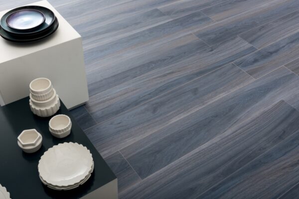 Carrelage imitation parquet bleu Gardenia Orchidea JUST COLOR - sol couleur BLUE