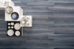 Carrelage imitation parquet bleu Gardenia Orchidea JUST COLOR - sol couleur BLUE