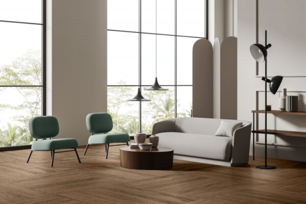 Carrelage imitation parquet Gardenia JUST NATURE 20x120cm - couleur NOCE SCURO