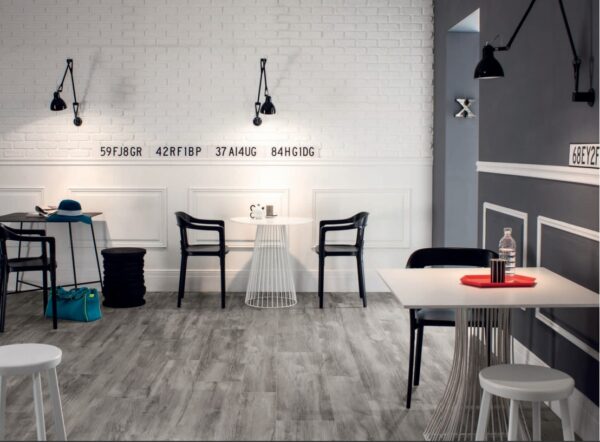 Carrelage imitation parquet gris Gardenia JUST NATURE - couleur GRIGIO