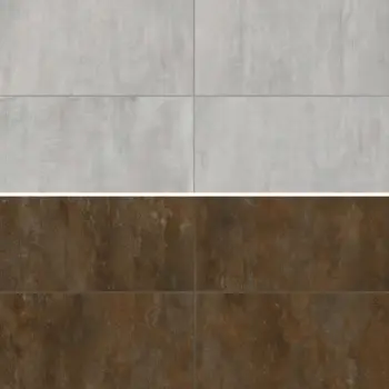 Carrelage extérieur antidérapant R11 - dalles 2cm Century TITAN - effet metal