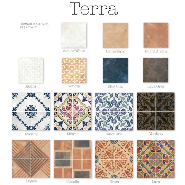 Carrelage azulejo fleuri Nanda TERRA LARA – Image 6