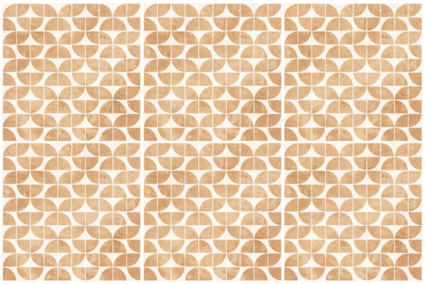 Carrelage effet carreaux ciment terre cuite et blanc Nanda Terra VENETA