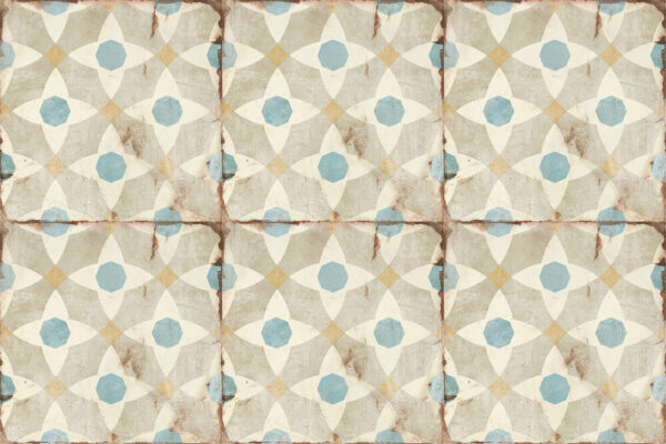 Carrelage imitation carreaux de ciment Nanda LOFT FLOOR 20x20cm - OBERLIN