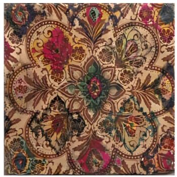 Pierres décorées naturelles Diffusion Céramique - Collection Textiles d'Exception - crédence de cuisine LAHORE