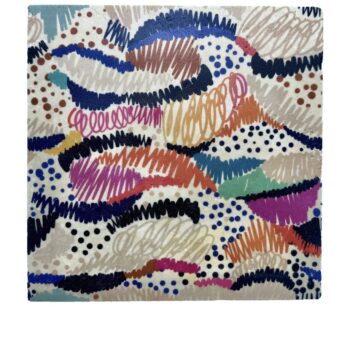 Pierre décorée naturelle 20x20cm – Collection Limestone Diffusion Céramique - Woodstock 1