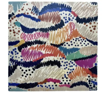 Pierre décorée naturelle 20x20cm – Collection Limestone Diffusion Céramique - Woodstock 1