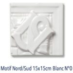 Angle d'encadrement Nord-Sud BLANC de carrelage métro parisien Diffusion Céramique