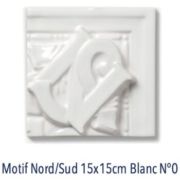 Angle d'encadrement Nord-Sud BLANC de carrelage métro parisien Diffusion Céramique