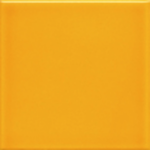 Carreau 10x10cm Doremail uni - Jaune artisanal